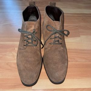 ASOS Lace Up Chukka Boots in Burnished Tan Suede size 9